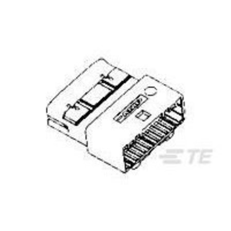 TE CONNECTIVITY 025 CONN CAP ASSY 16P 1376106-1